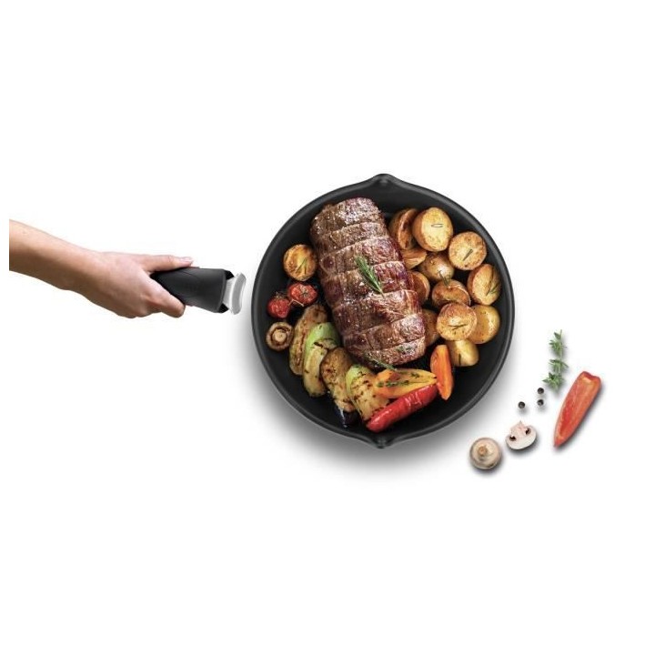TEFAL L3978502 Ingenio Eco Resist Poele profonde 26 cm, revetement ant