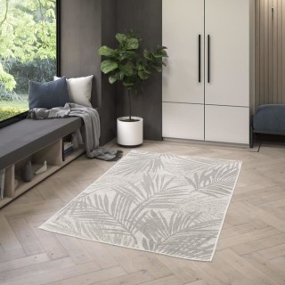 Tapis - Beige - Polyester recyclé - 120x170 cm - Intérieur/extérieu