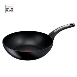 TEFAL Poele Wok 28 cm, Induction, Revetement antiadhésif, Fabriqué e