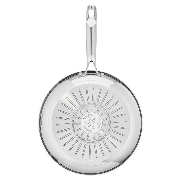 TEFAL G732S255 Lot de 2 poeles 24/28 cm, Induction, Revetement extéri