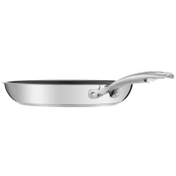 TEFAL G732S255 Lot de 2 poeles 24/28 cm, Induction, Revetement extérieur inox, Revetement intérieur antiadhésif, Duetto