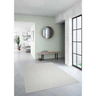 Tapis - Gris - Synthétique - 120 x 170 cm - Intérieur/extérieur - B