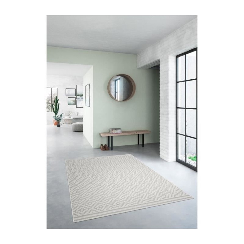 Tapis - Gris - Synthétique - 120 x 170 cm - Intérieur/extérieur - BALTA