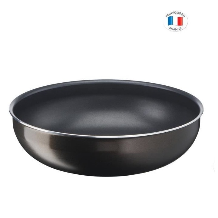 TEFAL L1507702 Ingenio Easy Plus Wok 26 cm, poignée non incluse, anti