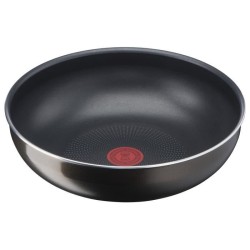 TEFAL L1507702 Ingenio Easy Plus Wok 26 cm, poignée non incluse, antiadhésif, fabriqué en France, tous feux sauf induction