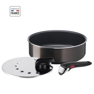 TEFAL INGENIO L1509002 Lot de 3 pieces, Sauteuse 24 cm + Couvercle + P