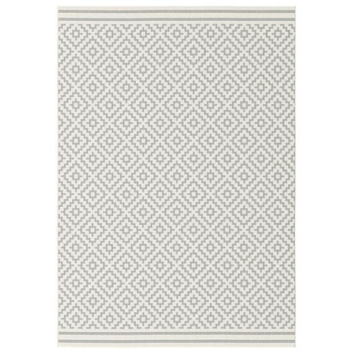 Tapis - Gris - Synthétique - 120 x 170 cm - Intérieur/extérieur - B