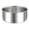 TEFAL L8982904 INGENIO PREFERENCE Casserole 18 cm, inox, poignée vendue séparément, tous feux dont induction