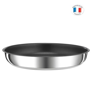 TEFAL L9730402 INGENIO PREFERENCE Poele 24 cm, inox, antiadhésif, poi