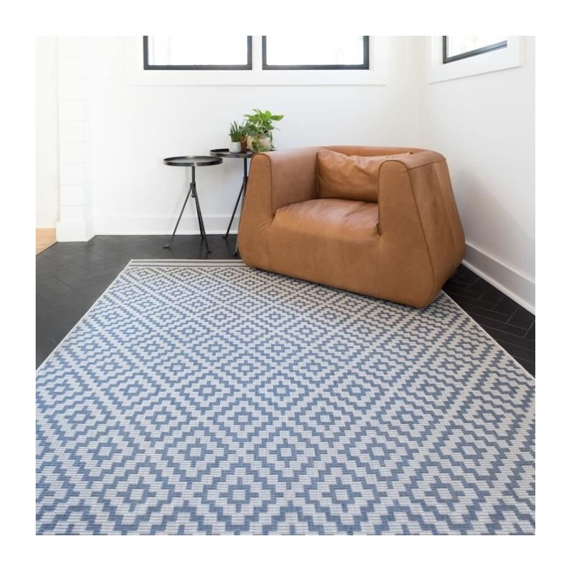 Tapis - Bleu - Synthétique - 120 x 170 cm - Intérieur/extérieur - BALTA