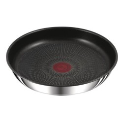 TEFAL L9730402 INGENIO PREFERENCE Poele 24 cm, inox, antiadhésif, poignée vendue séparément, tous feux dont induction