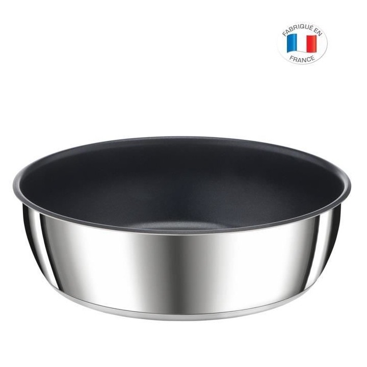 TEFAL L9733502 INGENIO PREFERENCE Sauteuse 24 cm, inox, antiadhésif,