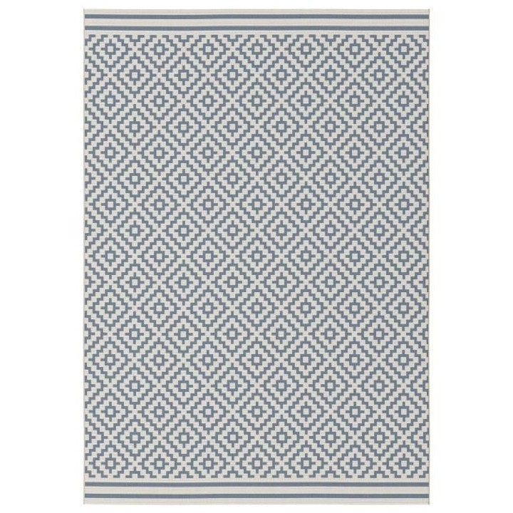 Tapis - Bleu - Synthétique - 120 x 170 cm - Intérieur/extérieur - B