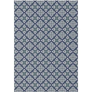 Tapis - Bleu - Synthétique - 120 x 170 cm - Intérieur/extérieur - B