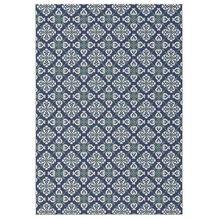 Tapis - Bleu - Synthétique - 120 x 170 cm - Intérieur/extérieur - B