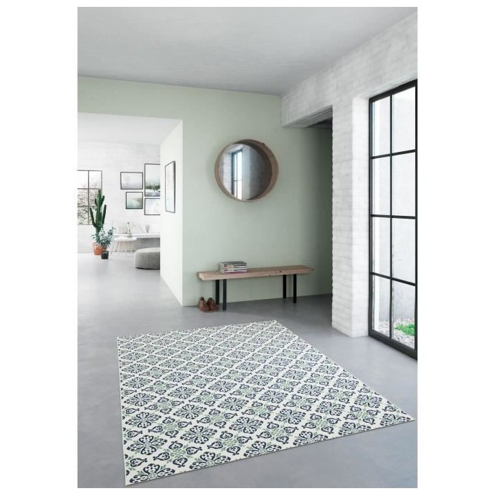 Tapis - Bleu - Synthétique - 120 x 170 cm - Intérieur/extérieur - B