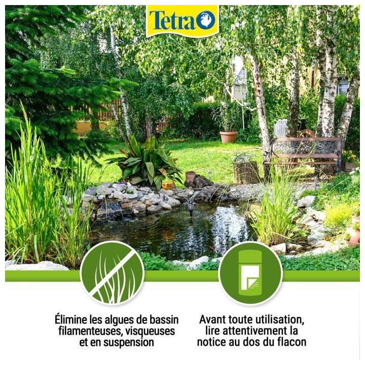 TETRA Pond Algofin 1 L - Pour aquarium