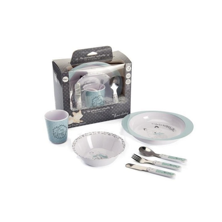THERMOBABY Coffret vaisselle mélamine - Foret