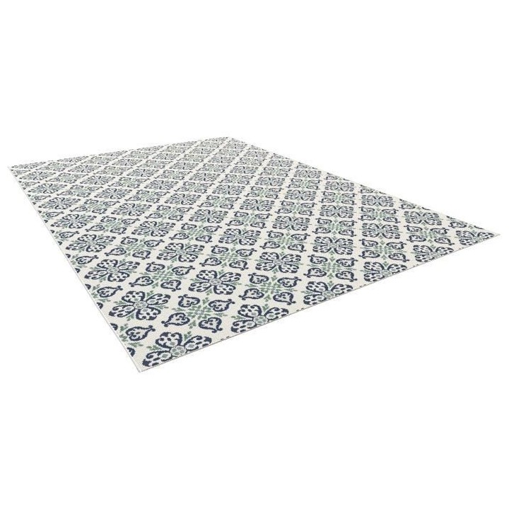 Tapis - Bleu - Synthétique - 120 x 170 cm - Intérieur/extérieur - B