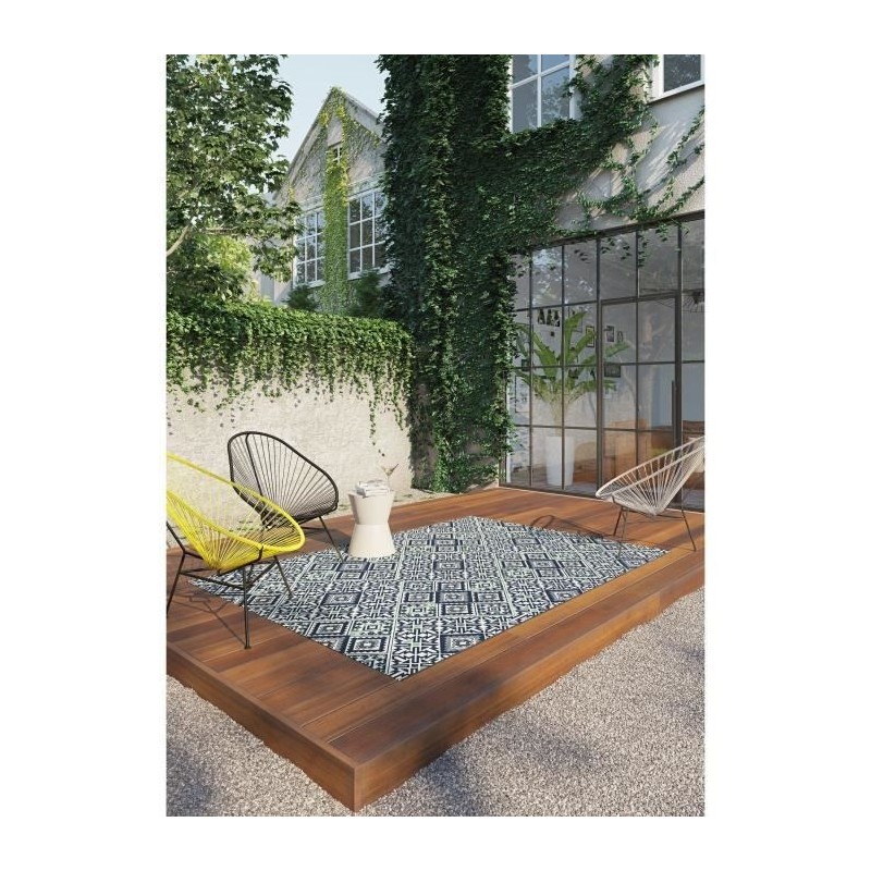 Tapis - Bleu - Synthétique - 120 x 170 cm - Intérieur/extérieur - BALTA