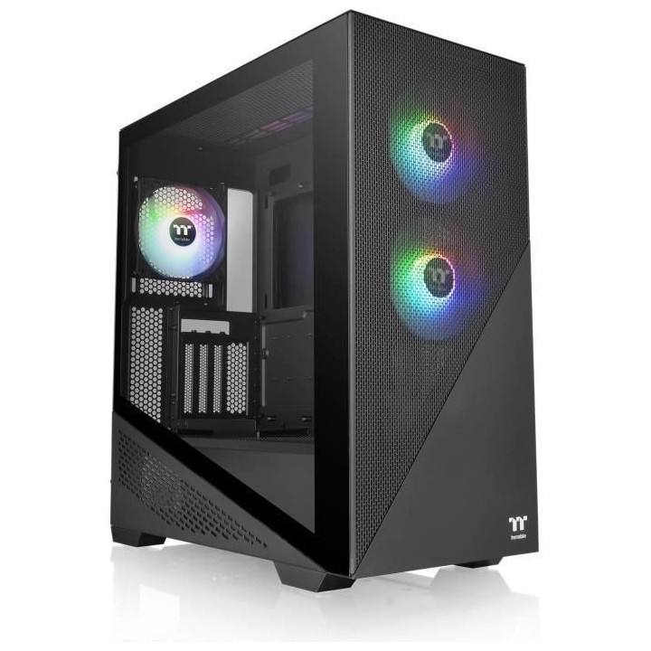 Boitier PC - THERMALTAKE - Divider 370 TG ARGB (Noir) - Boitier sans a