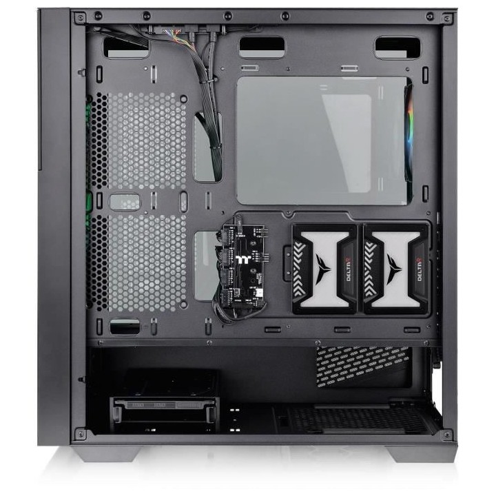 Boitier PC - THERMALTAKE - Divider 370 TG ARGB (Noir) - Boitier sans a