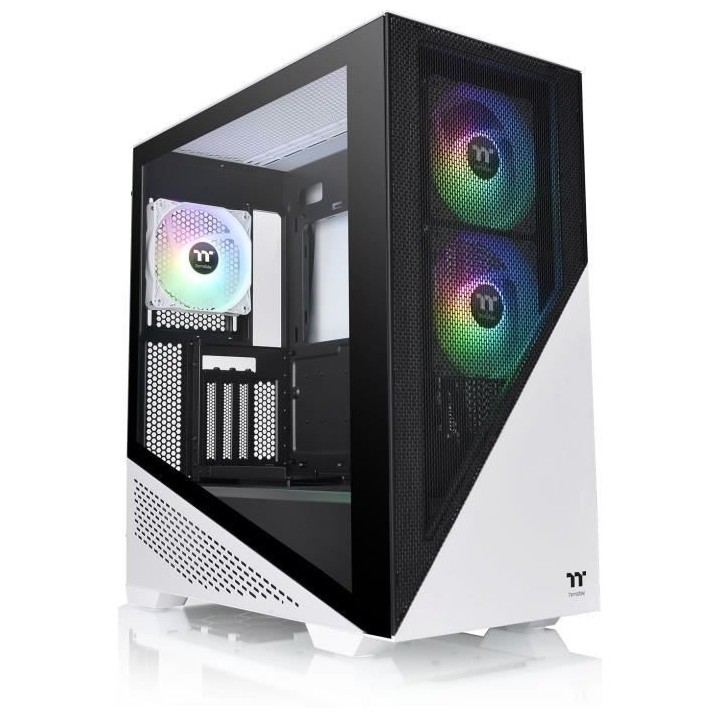 Boitier PC - THERMALTAKE - Divider 370 TG ARGB (Blanc) - Boitier sans