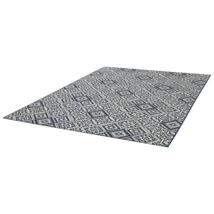 Tapis - Bleu - Synthétique - 120 x 170 cm - Intérieur/extérieur - B