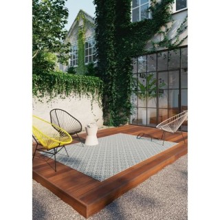 Tapis - Bleu - Synthétique - 120 x 170 cm - Intérieur/extérieur - B