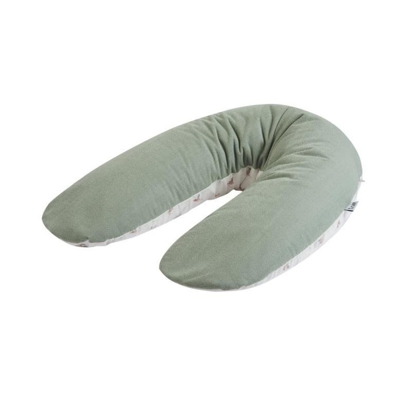 Coussin de maternité éponge microfibre Vert TINEO