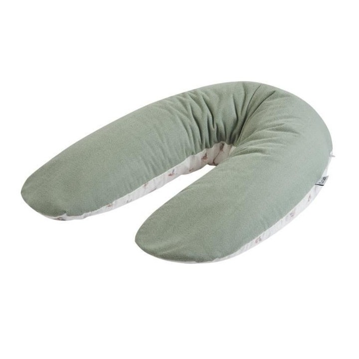 Coussin de maternité éponge microfibre Vert TINEO