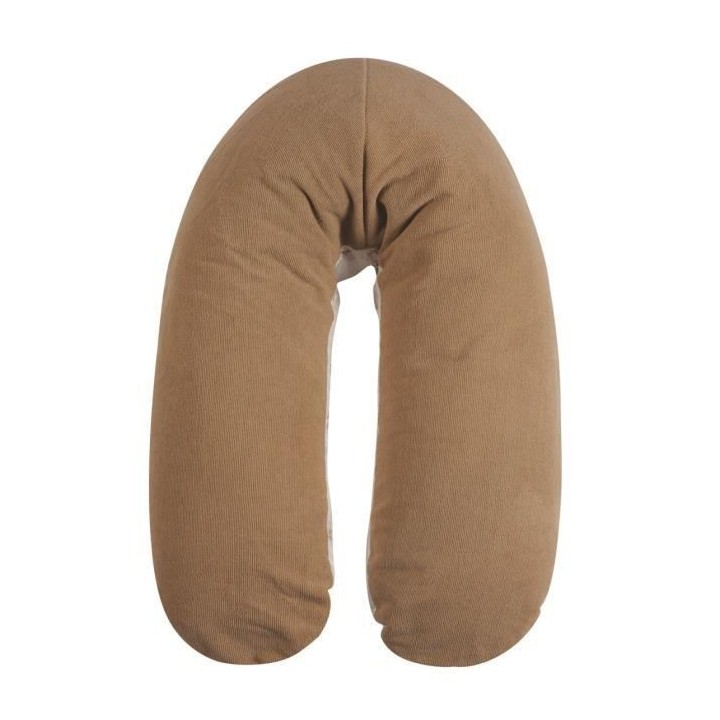 Coussin de maternité éponge microfibre Noisette TINEO