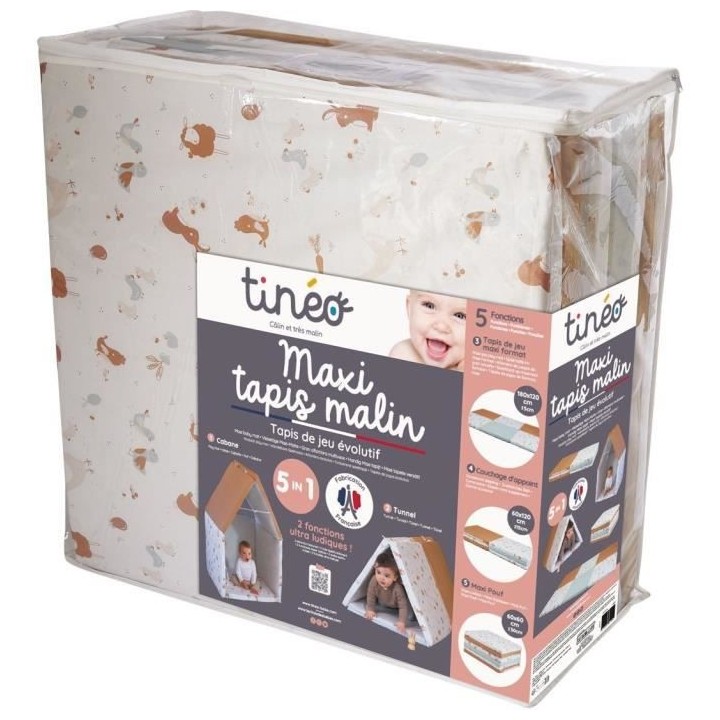 Maxi Tapis Malin TINEO Little Farmer - Multifonction 4 en 1 et évolut