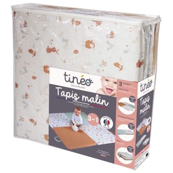 Tapis Malin TINEO Little Farmer - Multifonction 3 en 1 et évolutif -