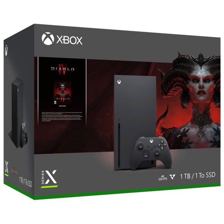 Pack Console Xbox Series X - 1000 Go + Diablo IV