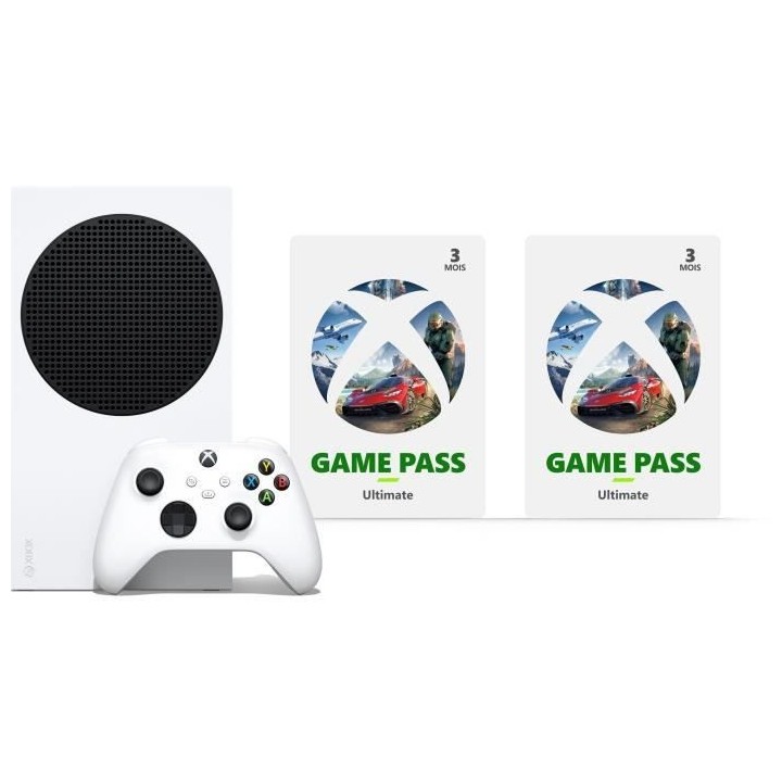 Pack Console Xbox Series S - 512 Go + Game Pass Ultimate 6 mois