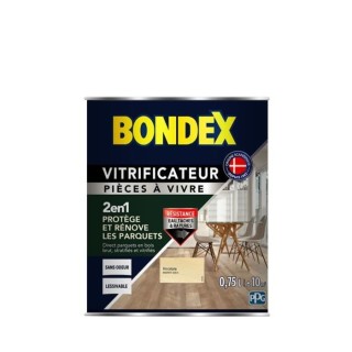 BONDEX Vitrificateur Satin pour Proteger et Rénover les Parquets et E