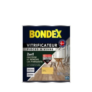 BONDEX Vitrificateur Satin pour Proteger et Rénover les Parquets et E