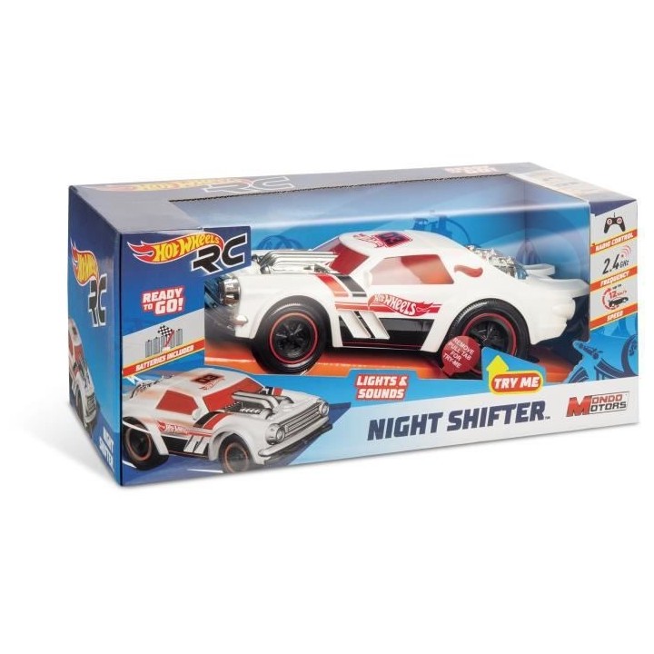 MONDO MOTORS - Véhicule radiocommandé - Sons et lumieres - Hot Wheel