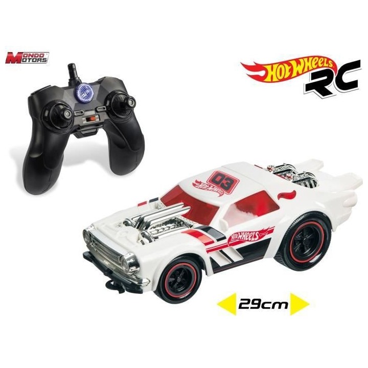 MONDO MOTORS - Véhicule radiocommandé - Sons et lumieres - Hot Wheel