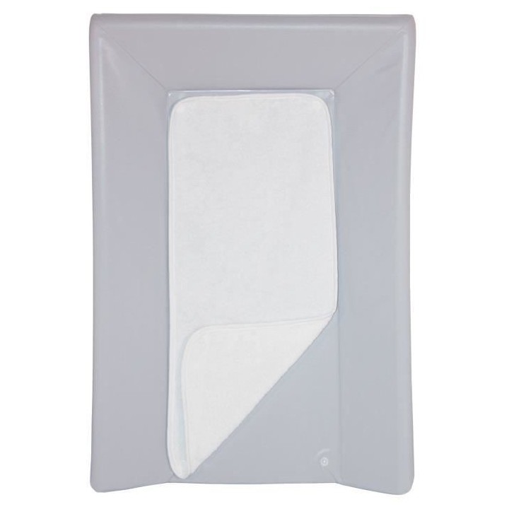 BABYCALIN Matelas a langer Luxe + serviette gris