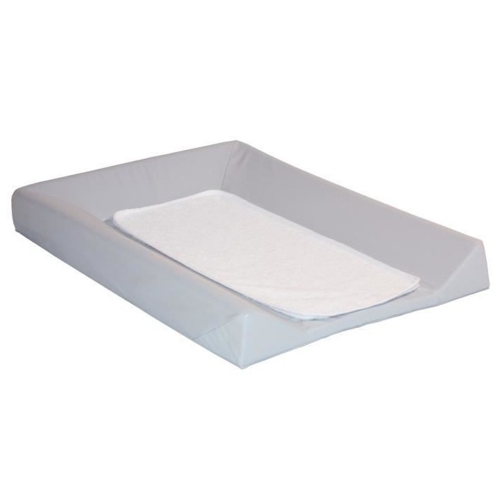 BABYCALIN Matelas a langer Luxe + serviette gris