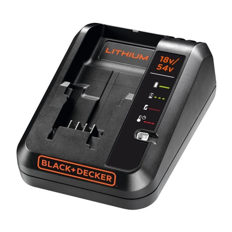 BLACK+DECKER Chargeur 2 Ah Pour Batterie Lithium 18V BDC2A-QW