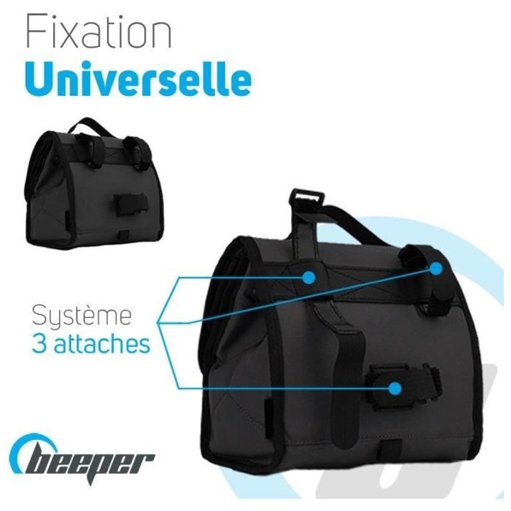 Sacoche trottinette et vélo isotherme - BEEPER - Vert olive