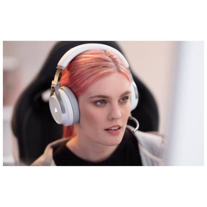 CORSAIR Casque Gamer VIRTUOSO RGB Sans fil Blanc (CA-9011186-EU)