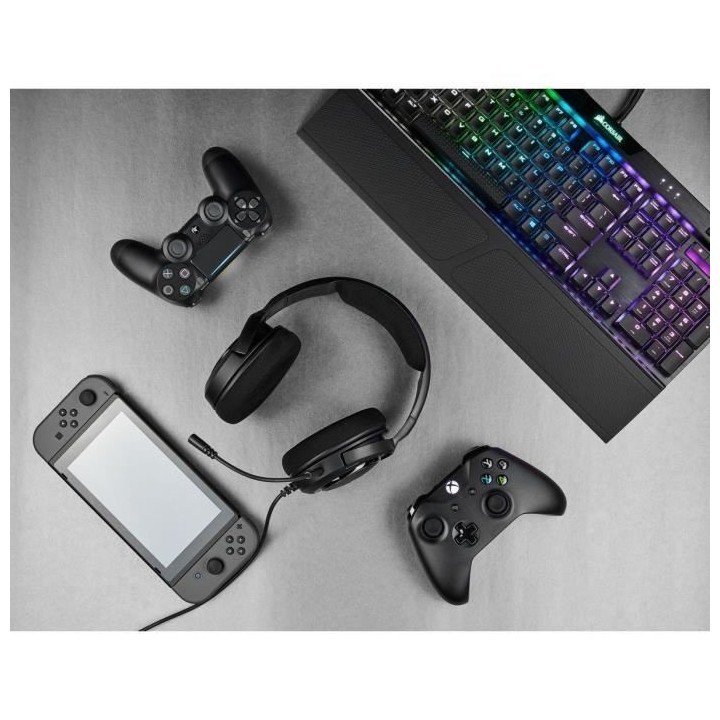CORSAIR HS35 Casque de gamer STÉRÉO - Noir carbone (CA-9011195-EU)