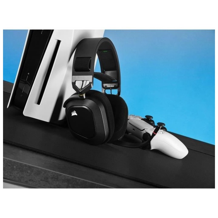 CORSAIR Casque sans fil HS80 RGB - Carbone (CA-9011235-EU)
