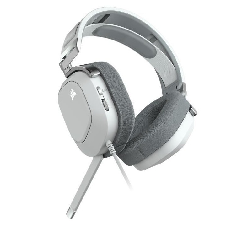 CORSAIR Casque gaming premium HS80 RGB USB - Blanc (CA-9011238-EU)