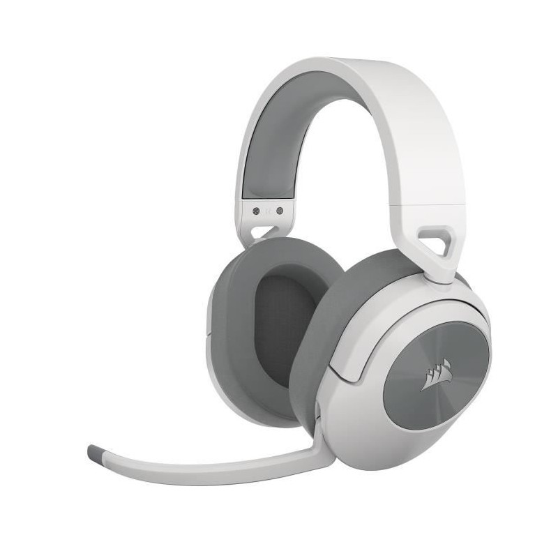 Casque Gaming - CORSAIR - HS55 WIRELESS - Son Surround Dolby Audio 7.1 - Sans fil - Blanc - (CA-9011281-EU)