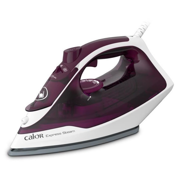 CALOR FV2835C0 Fer a repasser, Débit vapeur 35 g/min, Fonction pressi